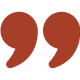 Two red quotation marks, black background